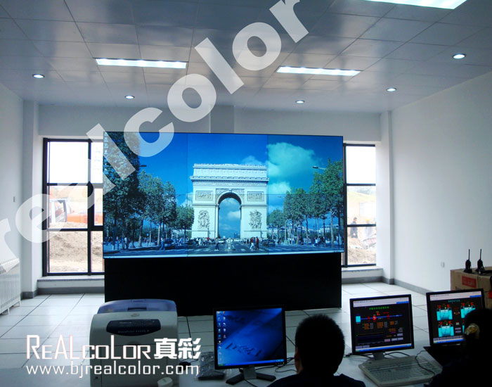 真彩DLP大屏幕拼接应用于北京某监控中心