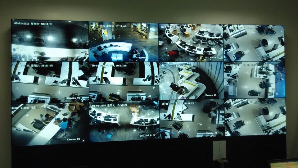 佛山市禅城区行政服务中心  46寸3X4液晶拼接屏